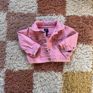 GAP Kids Pink Denim Jean Jacket